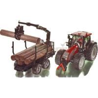 Preview Valtra T191 Tractor With Forestry Trailer