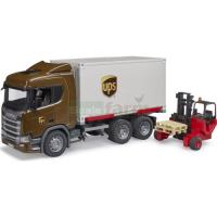 Preview Scania Super 560R UPS Logistics Truck with Forklift