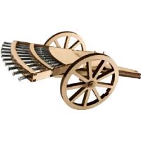 Preview Da Vinci Wood Model Kit - Multiple Barrel Gun