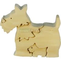 Preview Scottish Terrier Dog Wooden Puzzle