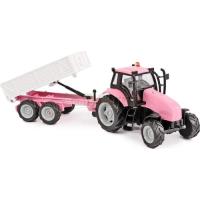 Preview Tractor and Trailer with Light and Sound - Pink