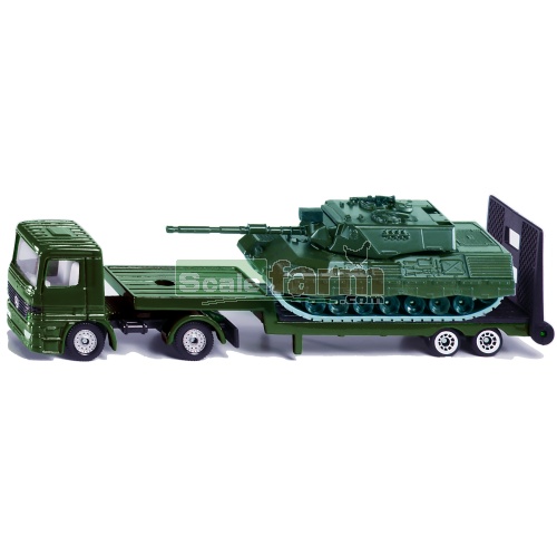 SIKU 1637 - Low Loader with Battle Tank