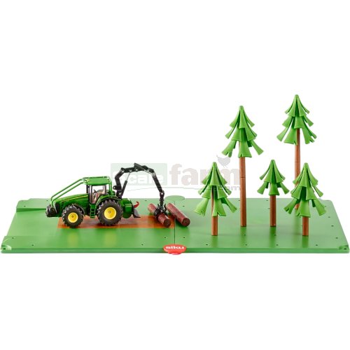 Siku World Forestry Set with John Deere Forestry Tractor
