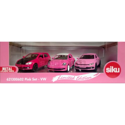 VW Pink - Limited Edition 3 Car Set