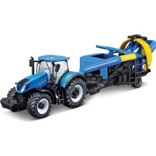 New Holland T7.315 Tractor with Harvester