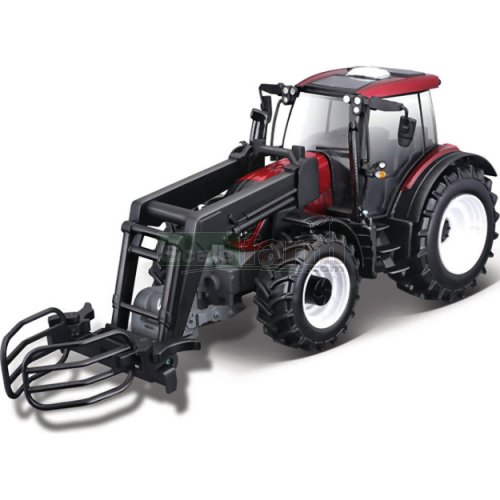 Valtra N174 Tractor with Front Loader - Metallic Red