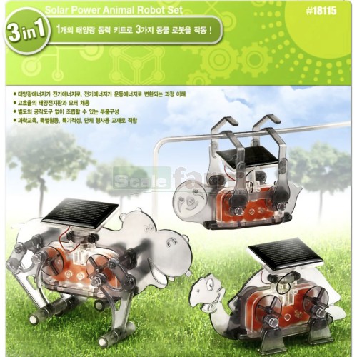 Solar Powered Animal Robot Educational Model Kit
