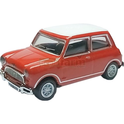Classic Mini Cooper - Red / White Roof