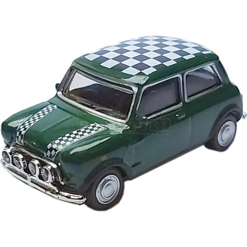 Classic Mini Cooper - Dark Green / Check Roof