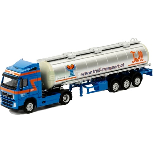 Volo FH2 Globetrotter Truck with Tanker Trailer - Troll