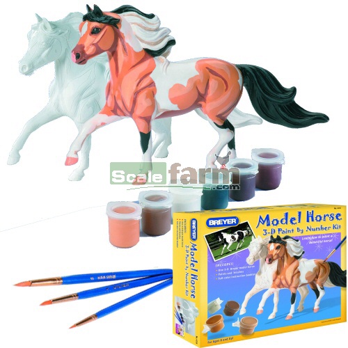 Model Horse 3D Paint By Numbers Kit