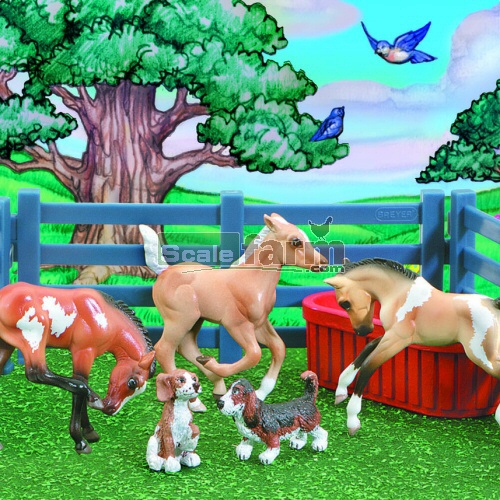 Stablemates Puppies and Foals Play Set