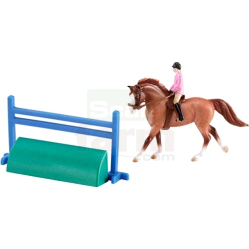 Stablemates Roan Horse and English Rider Set
