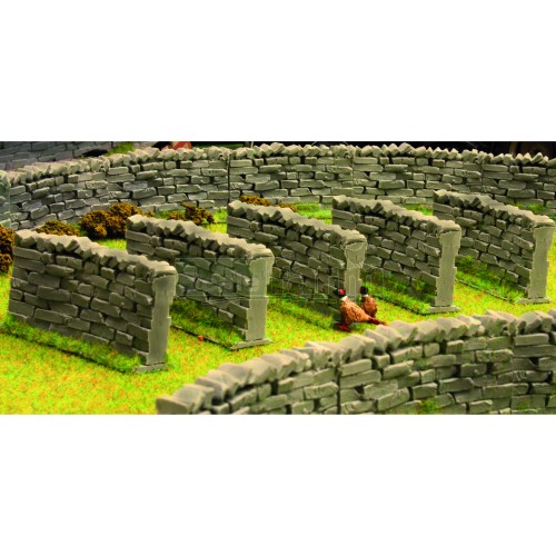 Authentic Stone Wall Sections - Curved (Pack of 5)