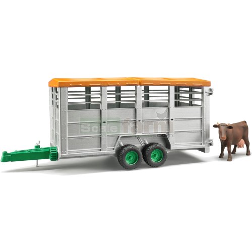 Livestock Trailer with 1 Cow