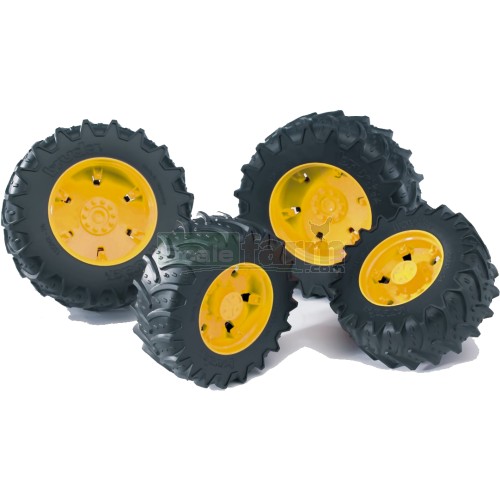 Twin Tyres with Yellow Rims - Premium Pro 03000 Series