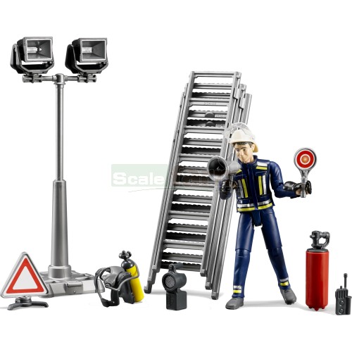 Fire Fighter Figure and Accessory Set