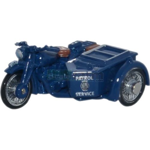 BSA Motorcycle and Sidecar - NRMA