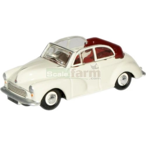 Morris Minor Convertible Open - White/Red