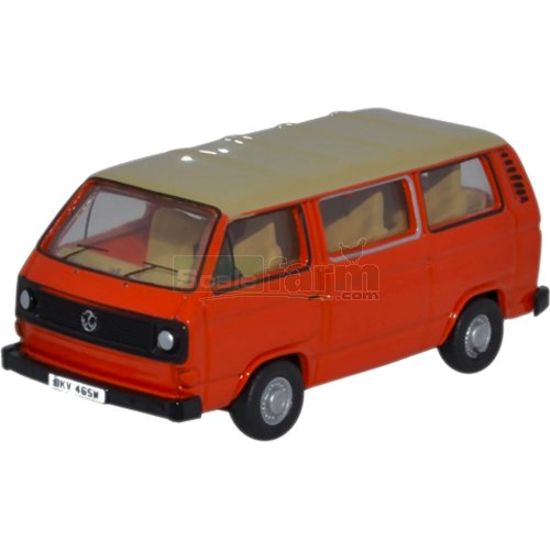 VW T25 Van - Orange / Ivory