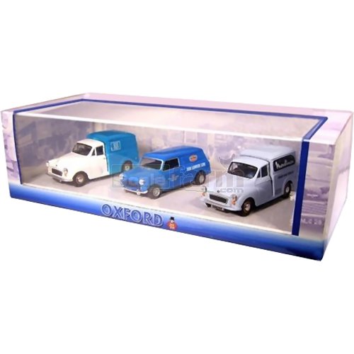 Corner Shop Delivery Vehicle 3 Car Set - Mini / Morris Minor