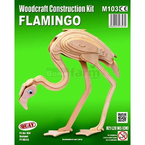 Flamingo Woodcraft Construction Kit