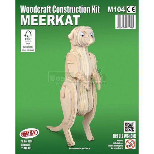 Meerkat Woodcraft Construction Kit