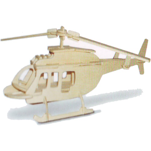 Bell 206 Helicopter Woodcraft Construction Kit