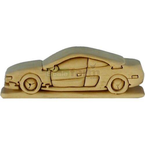 Sports Car Wooden Puzzle