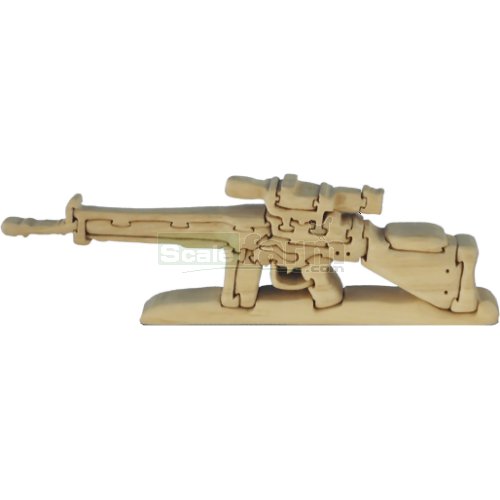 Rifle Wooden Puzzle