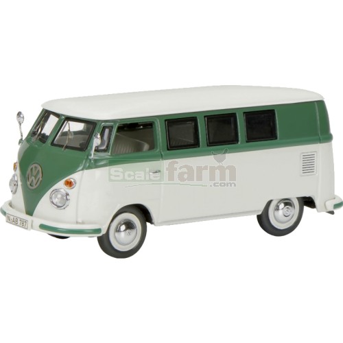 VW T1 Bus - Green / White