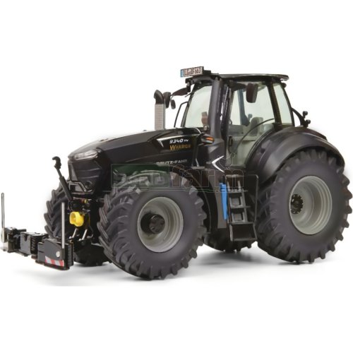 Deutz Fahr 9340 TTV Warrior Tractor with Agribumper - Black