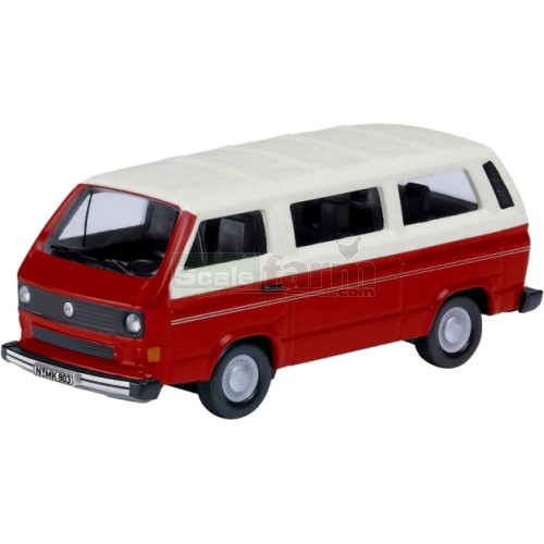 VW T3 Bus - Red/Cream