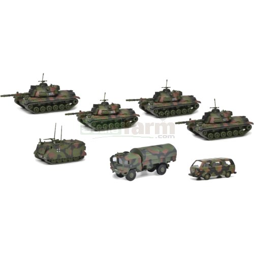 Tank Platoon 7 Vehicle Set - Bundeswehr (Camo)