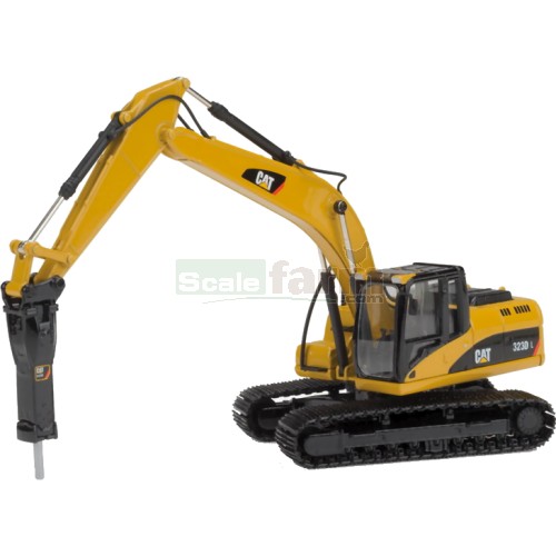 CAT 323D Hydraulic Excavator with Hammer