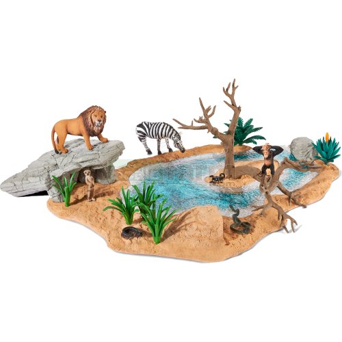 Watering Hole Animal and Scenery Set