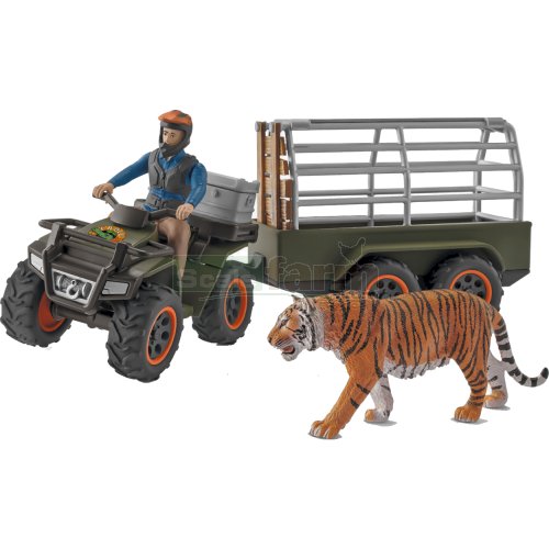 Quad Bike with Trailer, Ranger and Tiger