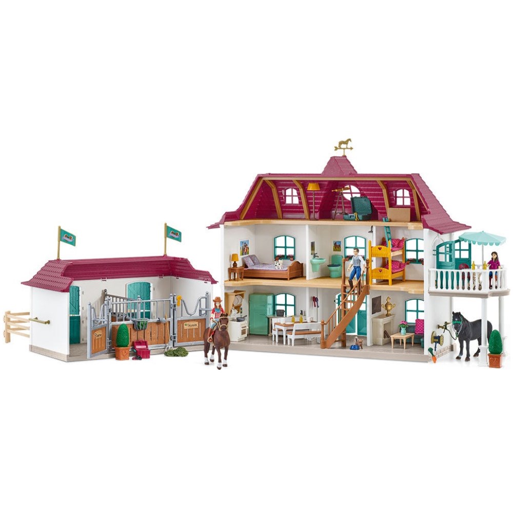 Schleich 42551 - Lakeside Country House and Stable Play Set