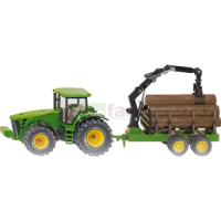 Preview John Deere 8430 Tractor with Forestry Trailer