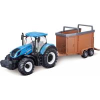 Preview New Holland T7.315 Tractor and Livestock Trailer