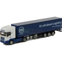 Preview Scania R Topline Truck with Curtainsider Trailer - VCK