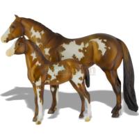 Preview Overo Paint Mare and Foal - Spirit of the Horse