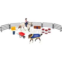 Preview Stablemates Western Play Set with 2 Horses