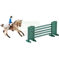 Preview Stablemates  Appaloosa Horse and English Rider Set