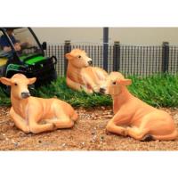 Preview Light Brown Cattle - Lying Down (Pack of 3)