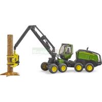 Preview John Deere 1270G Forestry Harvester with Tree Trunk