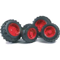 Preview Twin Tyres with Red Rims - Super Pro 02000 Series