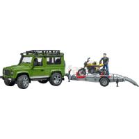 Preview Land Rover Defender with Trailer, Scrambler Ducati Full Throttle and Driver