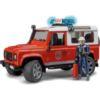 Preview Land Rover Defender Station Wagon Fire Department with Fireman