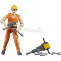 Preview Construction Worker with Accessories